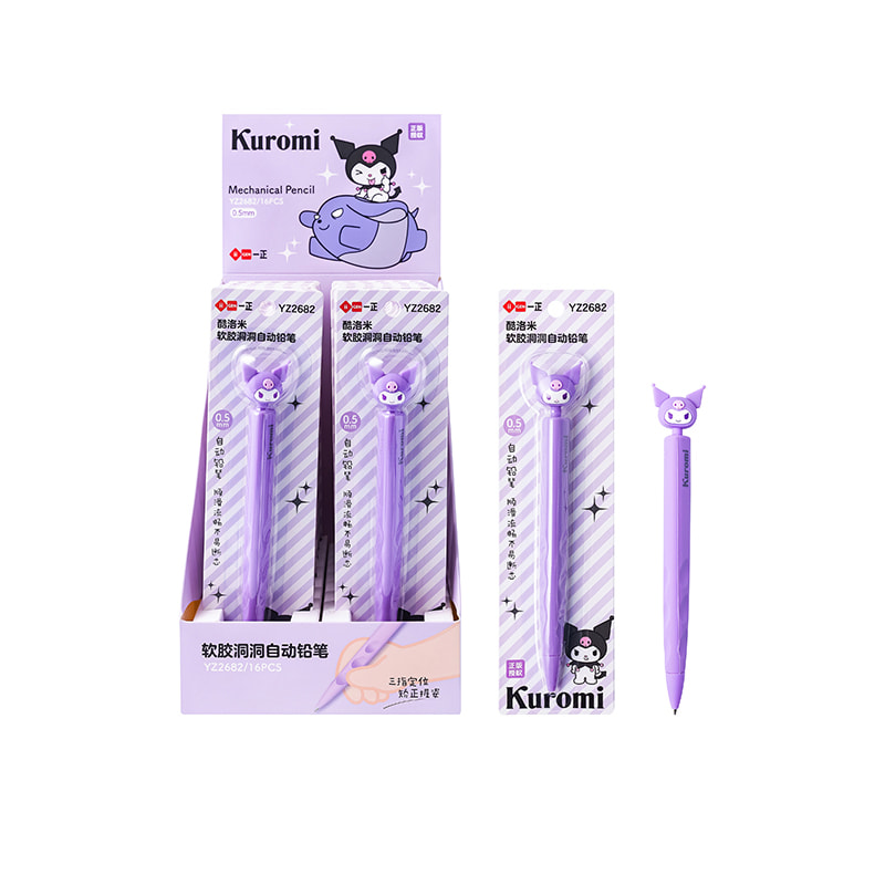 YZ2682 Coolmi Soft-Gel Hole Mechanical Pencil (Suction Card)