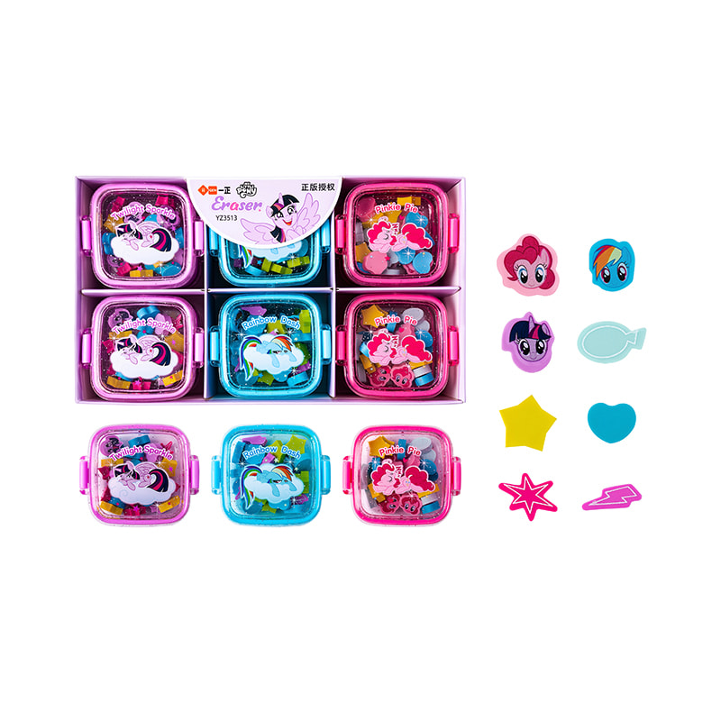 YZ3513 My Little Pony Square Case Eraser