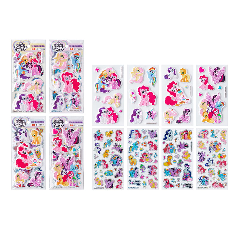 YZ3535 My Little Pony 3D Bubble Reward Sheets