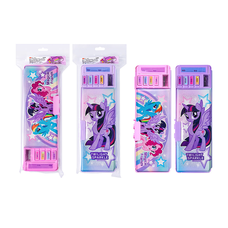 YZ3537 My Little Pony Multi-Function Pencil Case with Combination Lock