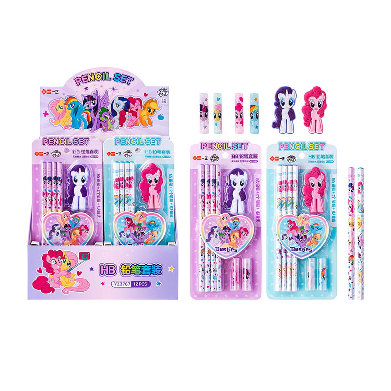 YZ3767 My Little Pony HB Pencil Set (Blister Card Set)
