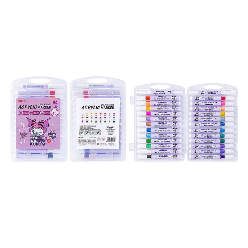 YZ5138 Kuromi Acrylic Marker (Soft Brush)