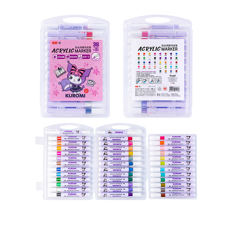 YZ5139 Coolmi Acrylic Markers (Soft Brush)