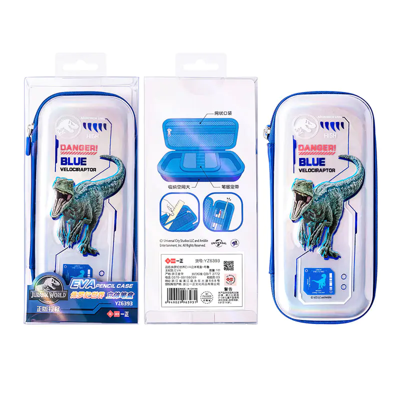 YZ6393 Jurassic World EVA 3D Pencil Case