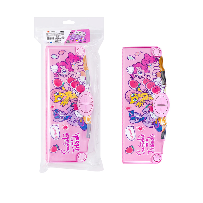 YZ7893 My Little Pony Transformation Journal Pencil Case (Pink)