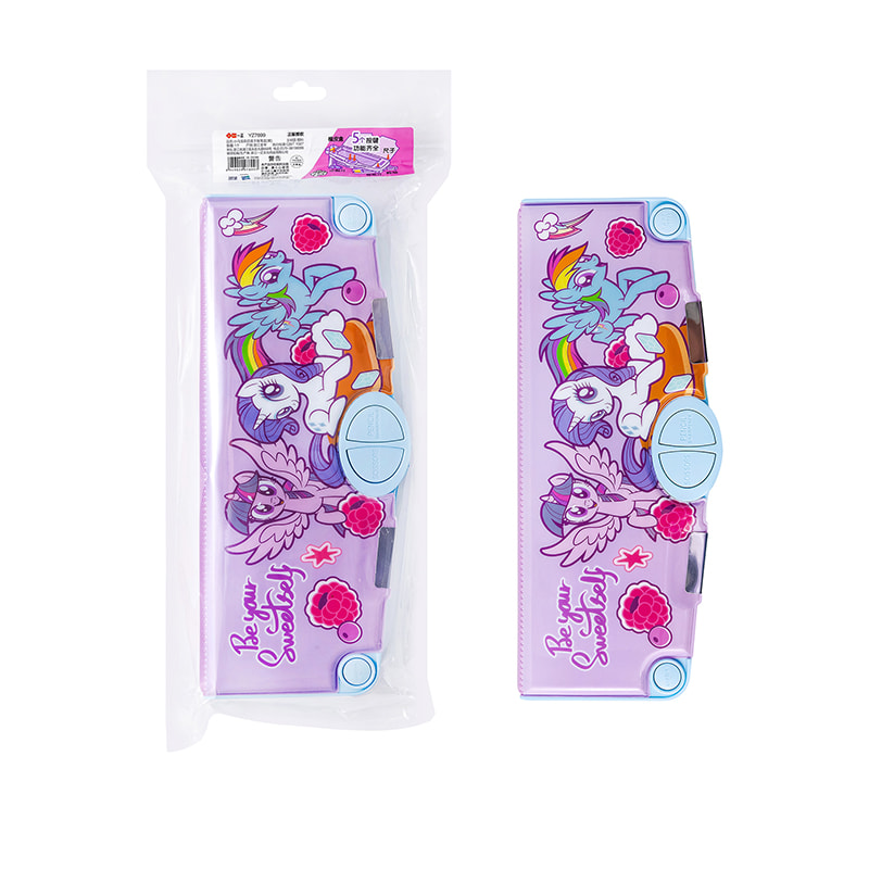 YZ7899 My Little Pony Transformation Journal Pencil Case (Purple)