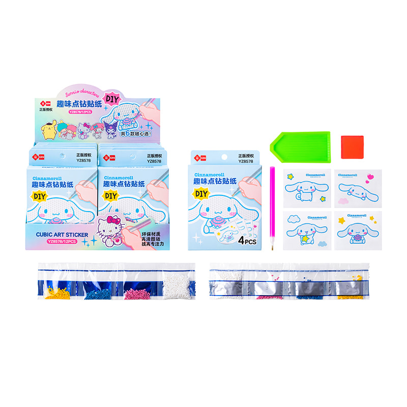 YZ8578 Cinnamoroll Fun Diamond Stickers