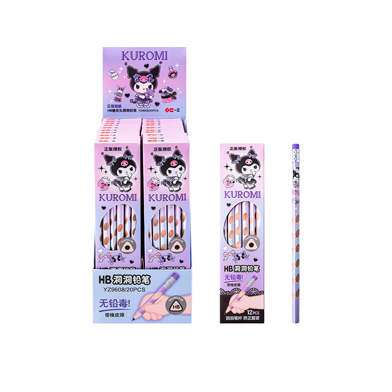 YZ9608 Coolmi HB Eraser Hole Pencil