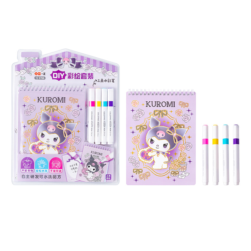 YZ9766 Kuromi Color Painting Set