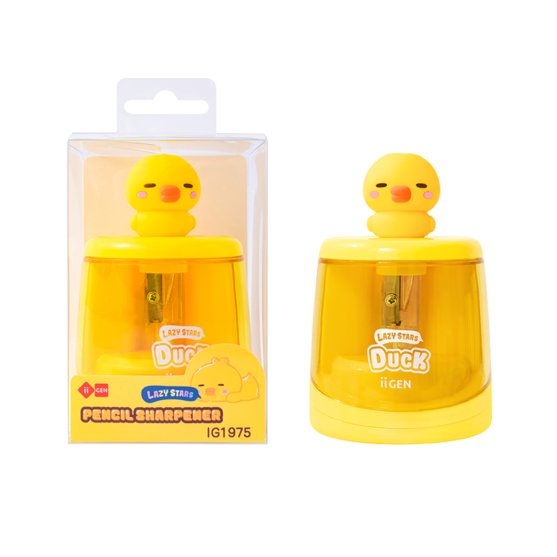 IG1975 Little Yellow Duck Electric Pencil Sharpener