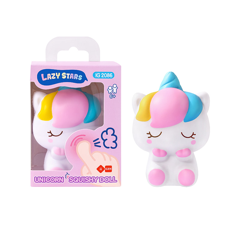 IG2086 PU Foam Stress Relief Yi Zheng Unicorn Figure