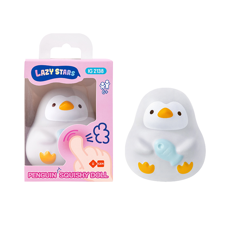 IG2138 PU Foam Toy Penguin Stress Relief Figure