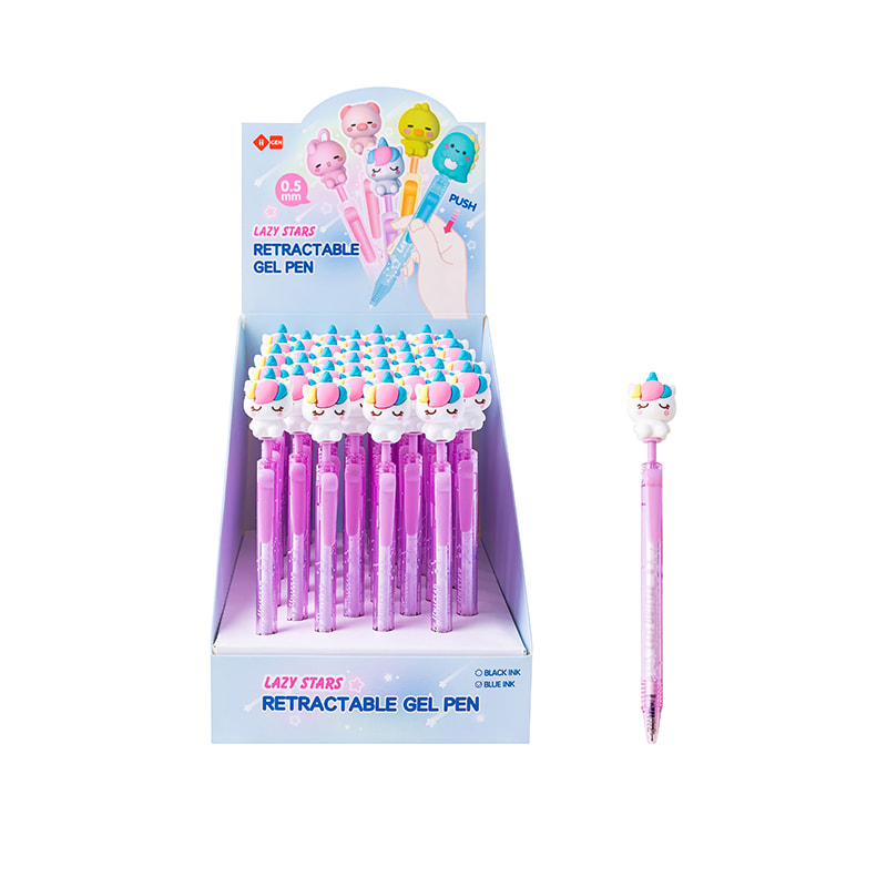 IG3710 Unicorn Side-Click Gel Pen (Blue)