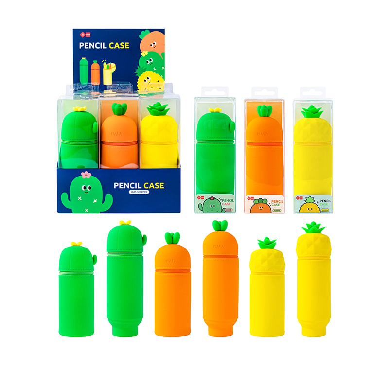 IG5515 Vertical Fruit and Vegetable Pencil Case