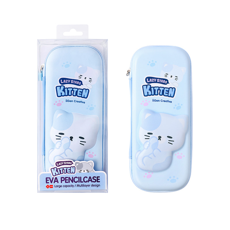IG5816 Cat EVA 3D Pencil Case