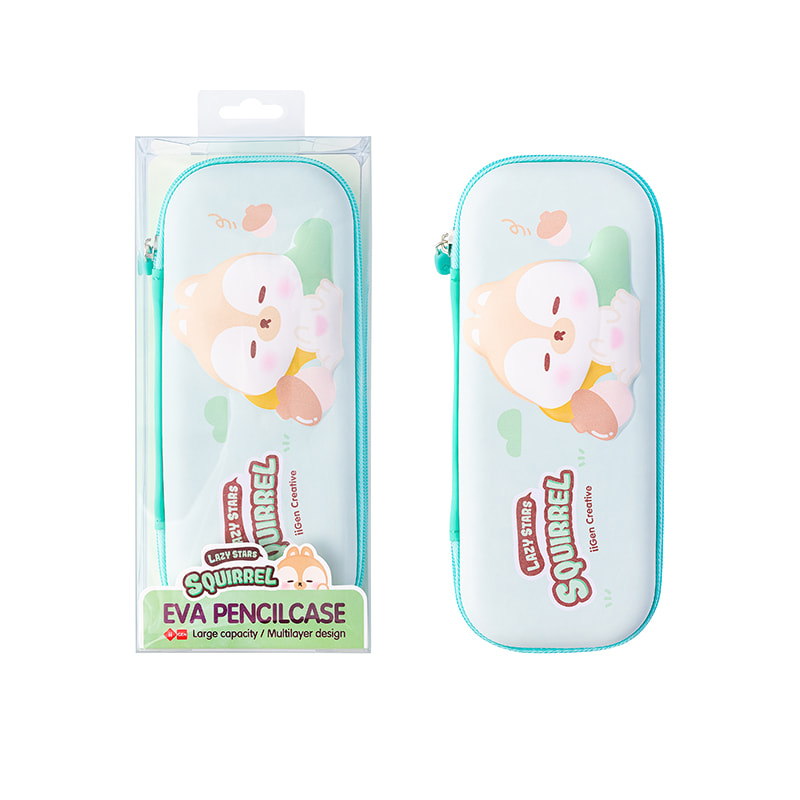 IG5817 Squirrel EVA 3D Pencil Case