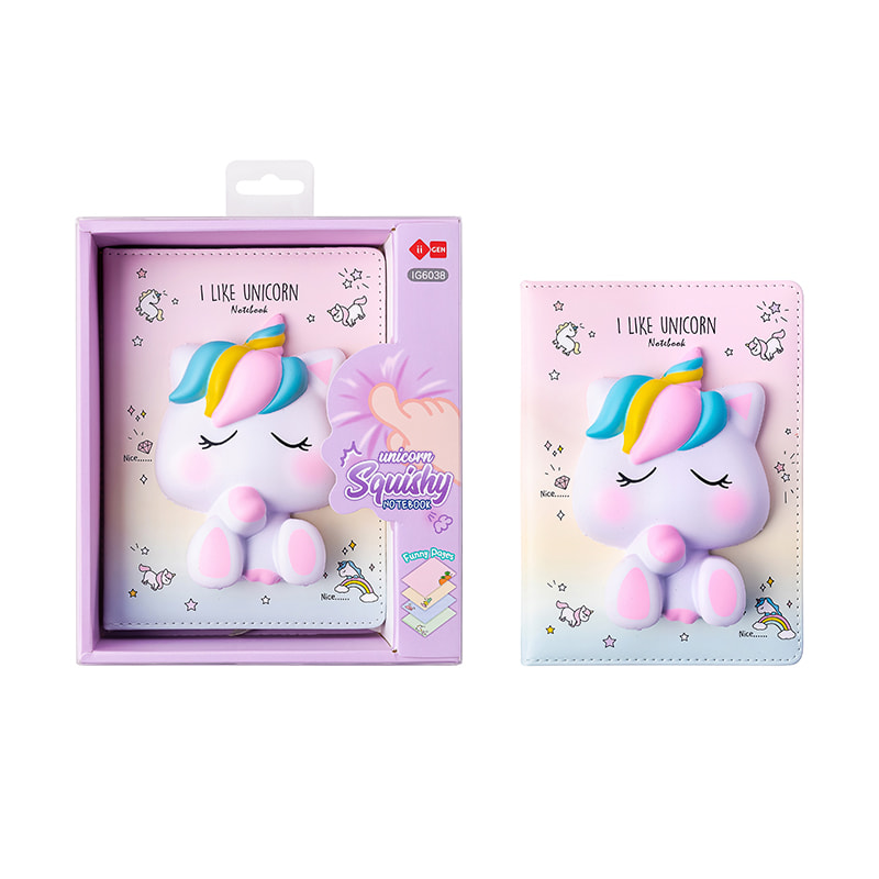 IG6038 iiGEN Unicorn Squishy Notebook
