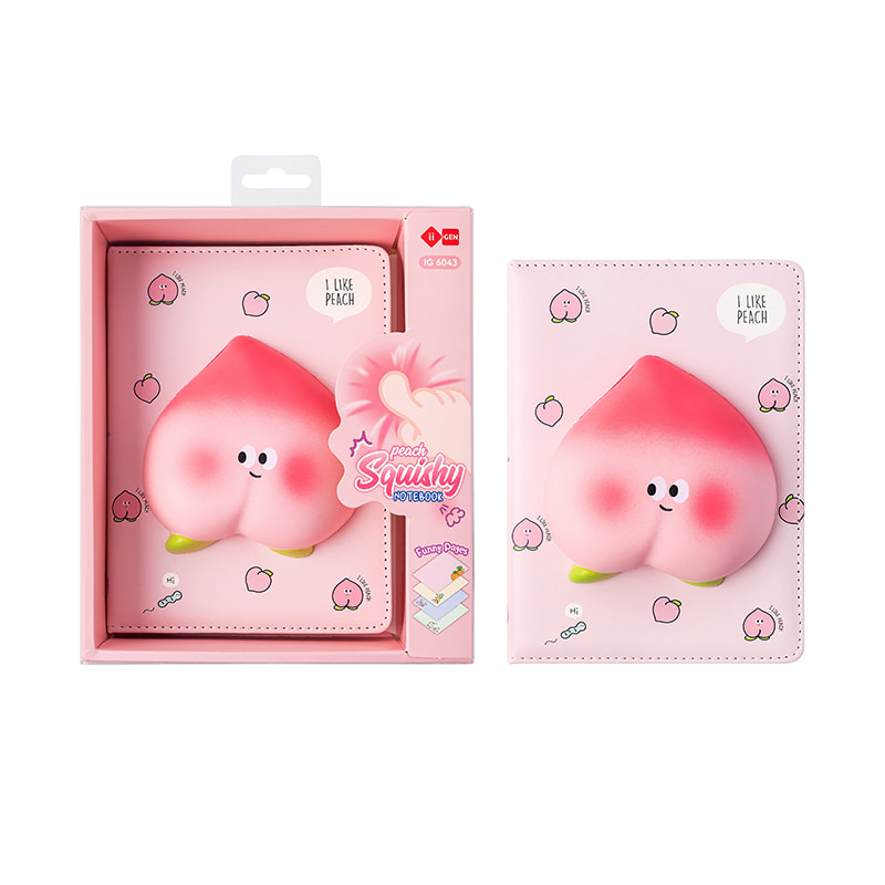 IG6043 Peach Stress Relief Notebook