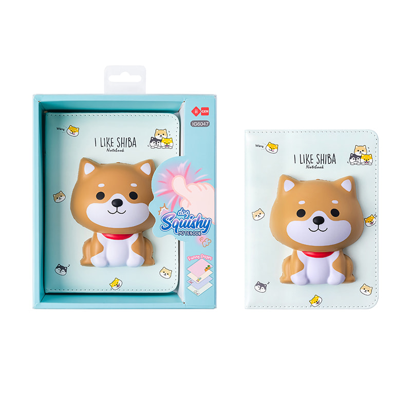 IG6047 Shiba Inu Squishy Notebook