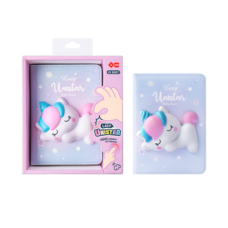 IG6087 Unicorn Mini Squishy Notebook