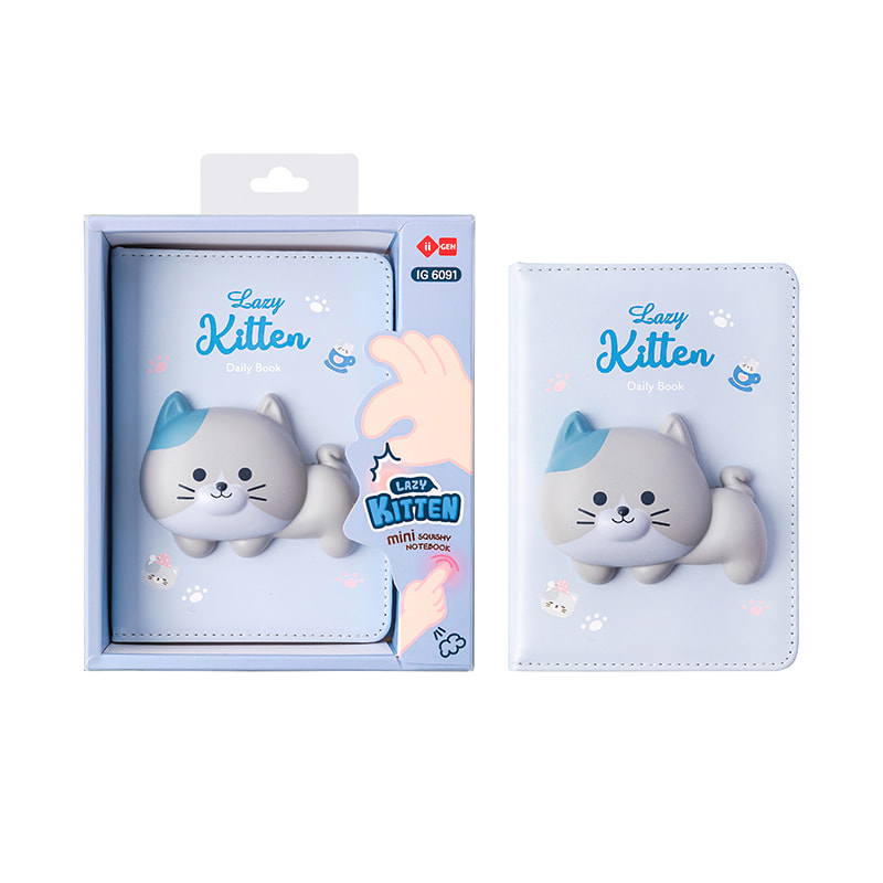 IG6091 Cat Mini Squishy Notebook