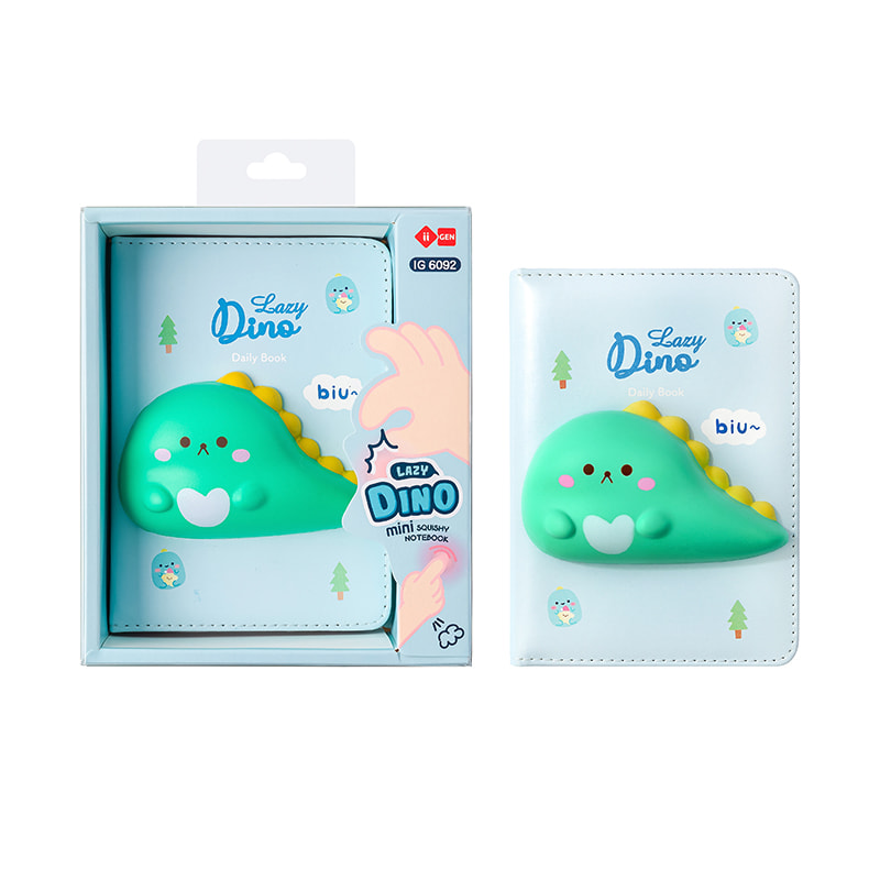 IG6092 Little Dinosaur Mini Squishy Notebook
