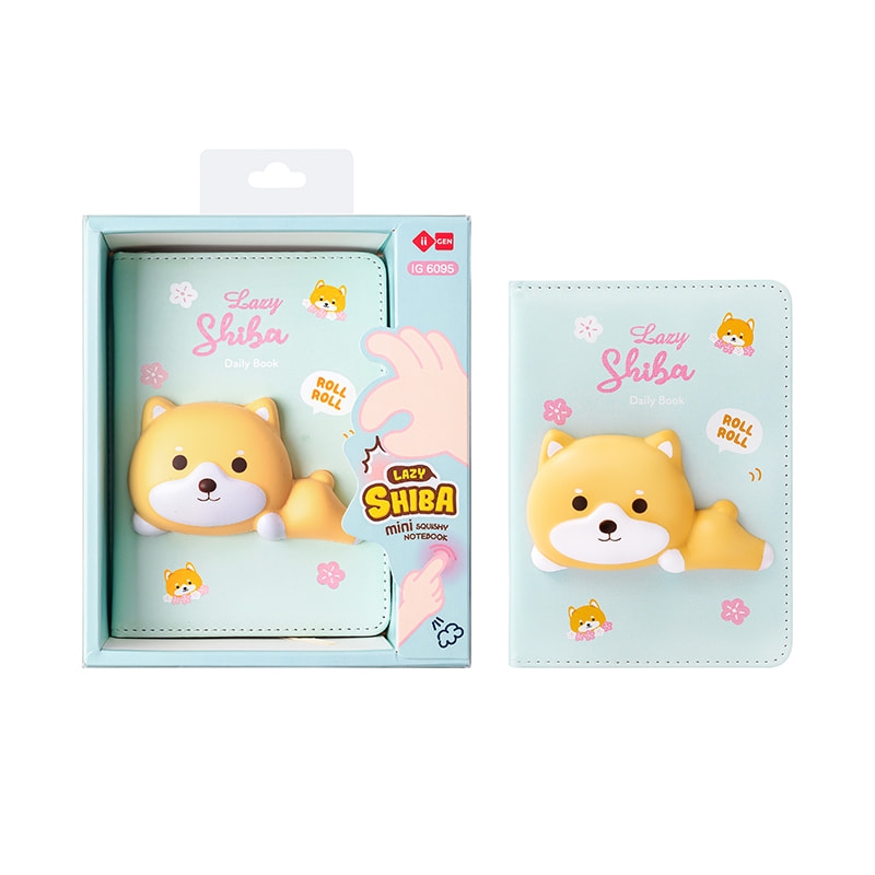 IG6095 Shiba Inu Mini Squishy Notebook