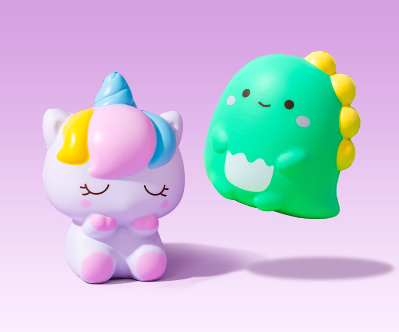 Cartoon Themed Squishy Toy
