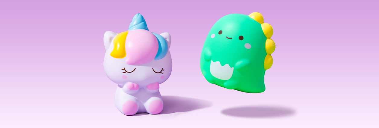 Cartoon Themed Squishy Toy